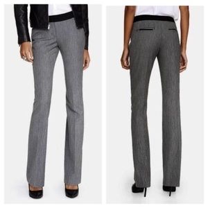 NEW Express Editor Tweed Pants Grey Black 0 Short